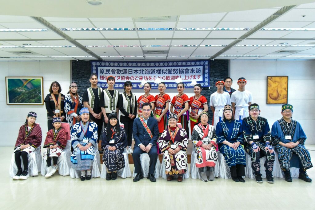 日本北海道樣似愛努協會造訪原民會-共商台日原住民族合作交流