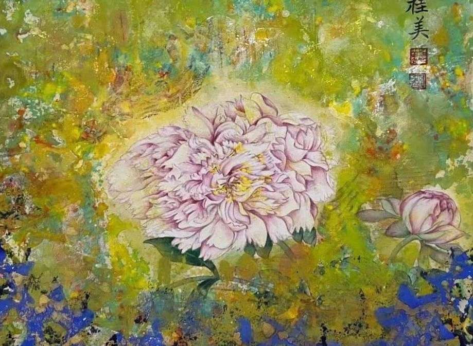 「春之饗宴花入菜」特色料理-福容桃園展「福至花容悅」花主題繪畫展