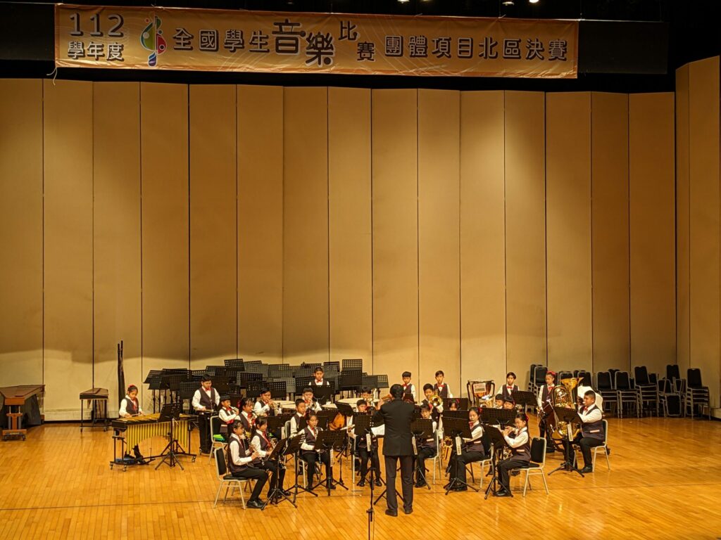 全國學生音樂比賽優等-鑄強國小管樂團大放異彩