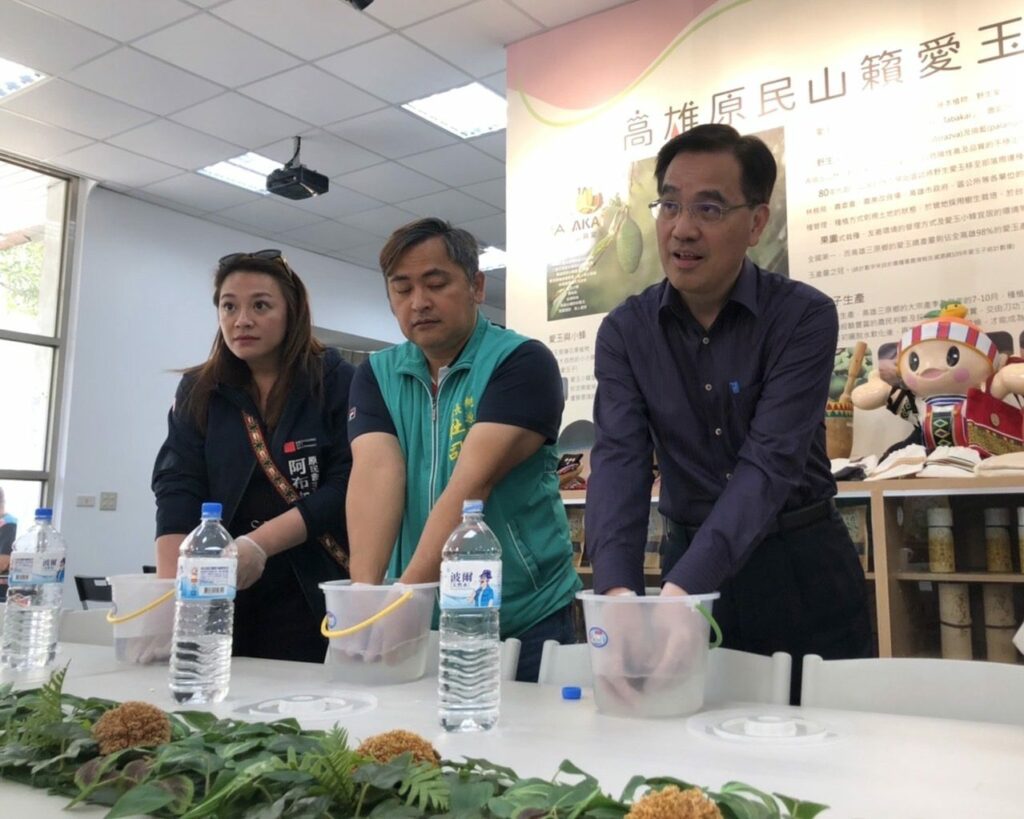 夷將icyang主委會勘高雄市桃源區山籟愛玉館　積極推動基礎農業發展