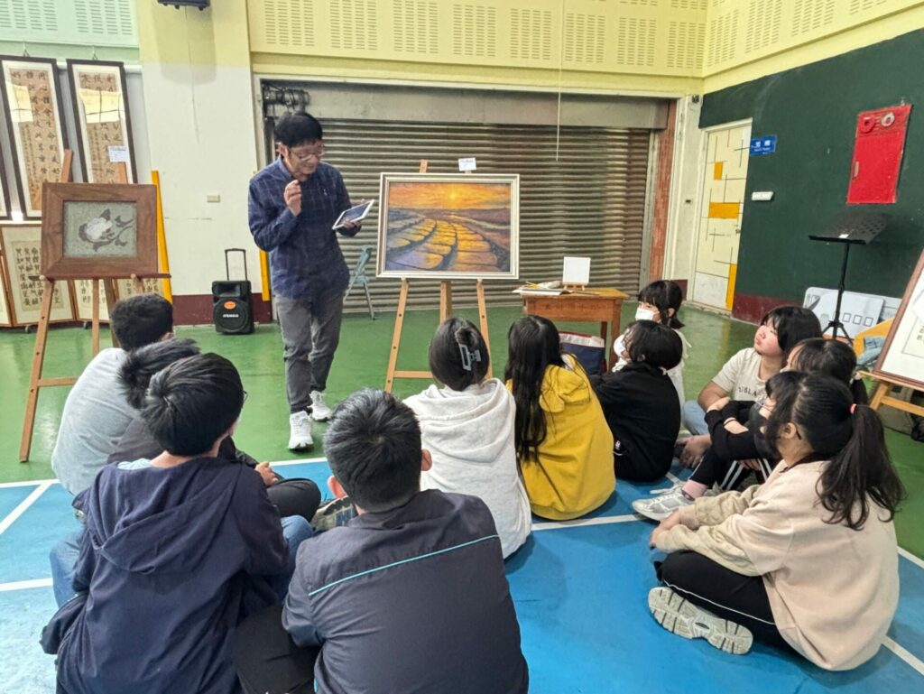 2024新竹縣「行動藝術館」以高鐵列車的概念發想　巡迴展出由大肚國小出發