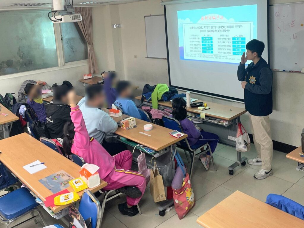 平警關懷弱勢學子-攜手民間團體成立課後輔導班