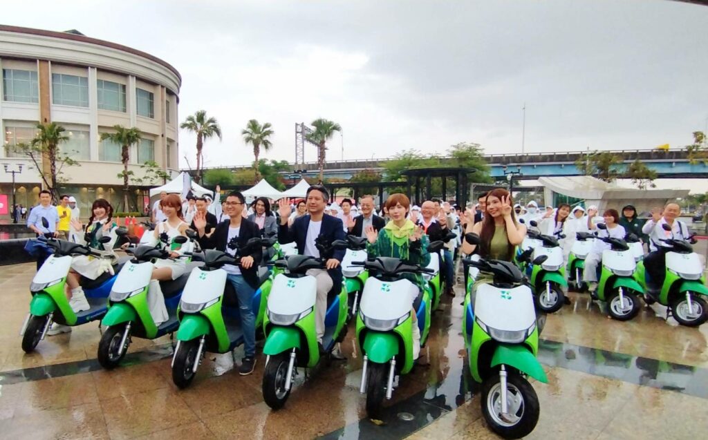 wemo共享機車第二代車款wemo-fly-高雄skm-park草衙正式亮相