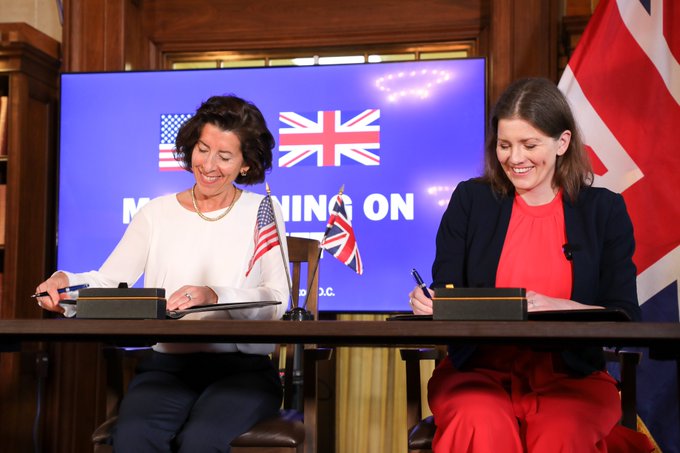 美英簽署ai安全夥伴協議-雙方交流資訊、技術和人才