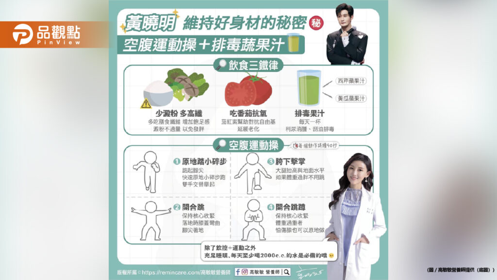 黃曉明的的秘密食材-竟然一個月瘦了12公斤？！