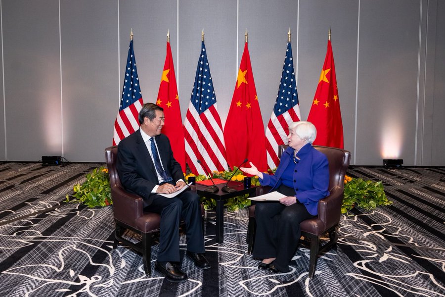 美財長葉倫展開7天訪中行程-拋出中國產能過剩問題