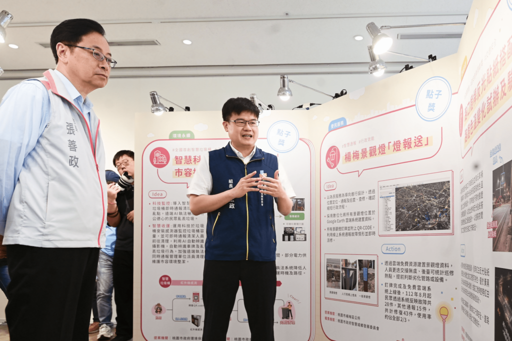 桃市府創新提案獲獎-張善政盼智慧創新普及全市