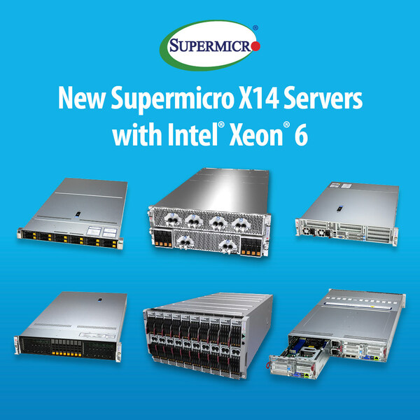supermicro發表x14伺服器系列，未來支援intel-xeon-6處理器並提供早期存取計畫