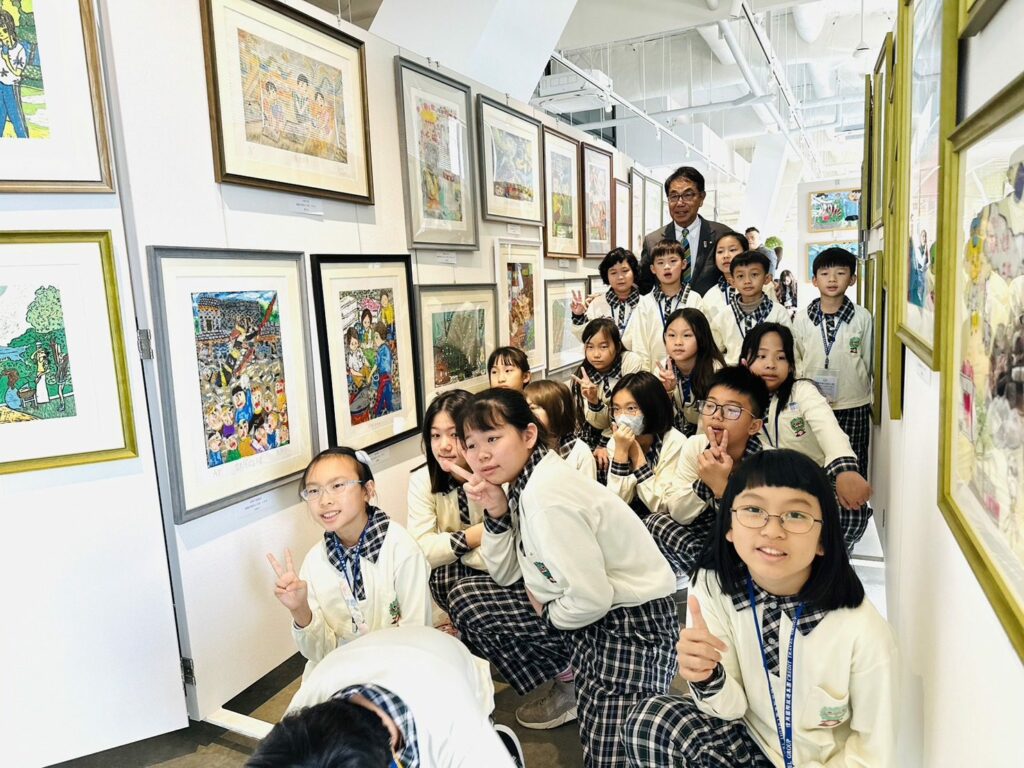 台日學生聯合作品展隆重開幕　精忠國小、嘉義國中赴日交流搭起文化橋樑