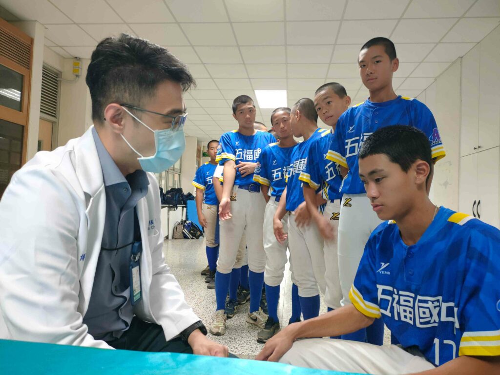 五福國中攜手博田醫院全方位醫療照護-培育優秀運動選手