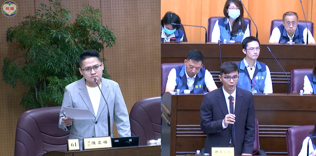 滿足多元運動需求-陳韋曄建議桃園體育局優化場館設備