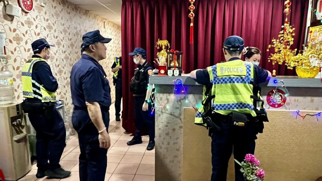 八德警鐵腕執行雷霆除暴-掃蕩不法維護地區治安