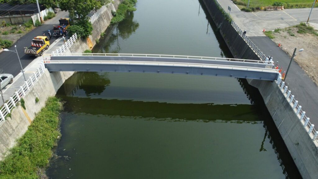 中市梧棲排水大沙橋改建完工　守護在地居民出入更安心
