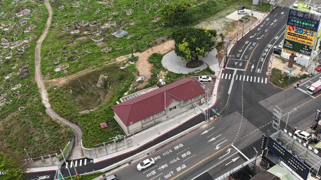 改善大甲交流道匝道出口壅塞-中市外埔甲東路拓寬工程完工