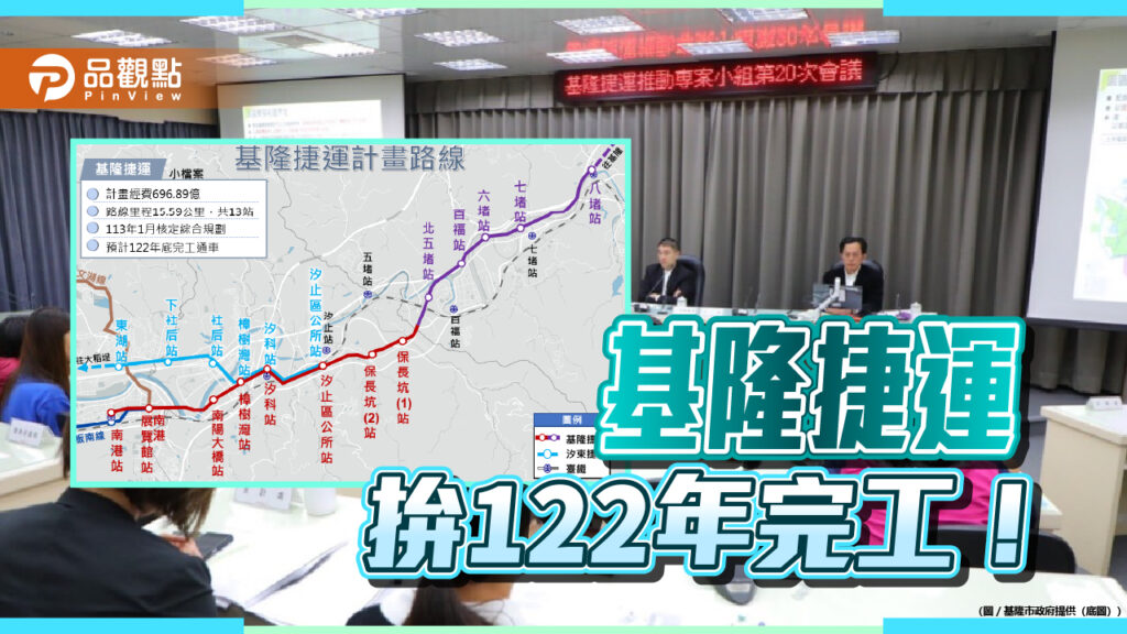 基隆捷運拚122年完工！串聯雙北板南線、東區信義區-謝國樑：城市生活圈重中之重