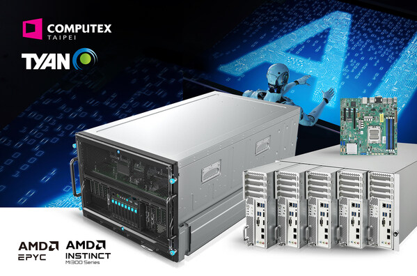 tyan亮相-computex-2024，揭示針對資料中心計算性能與大規模-ai-/-高性能計算基礎架構優化的-amd-epyc-伺服器平台