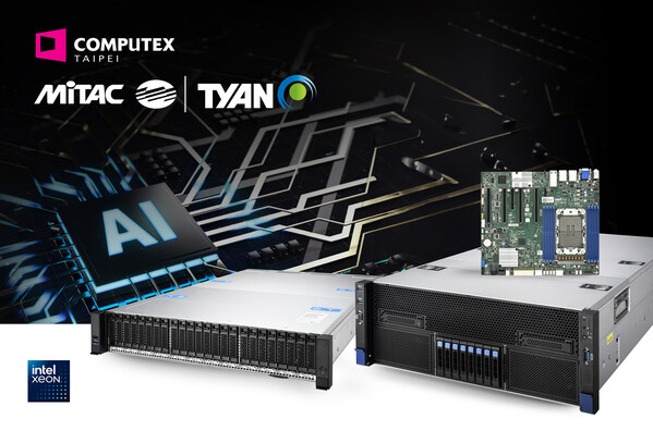 神雲科技與tyan在computex-2024發表基於第六代intel-xeon處理器的伺服器
