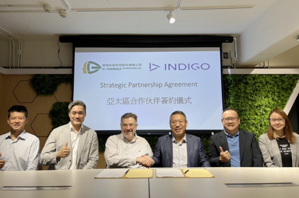 拓展亞洲市場-臺灣億鴻系統科技公司與英國-indigo-telecom-group簽署戰略合作協議