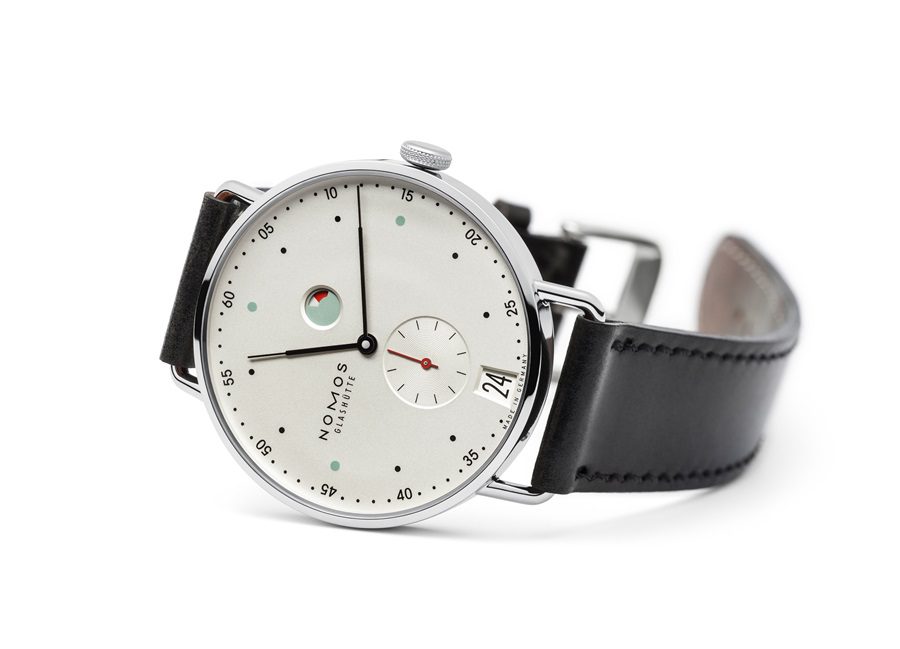 包浩斯美學的再昇華-nomos再一次顛覆視覺感官的嶄新面容-metro-date-power-reserve強勢登場