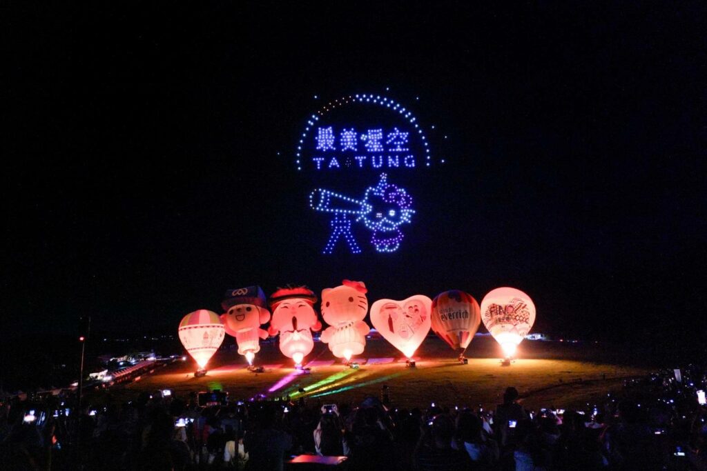 2024熱氣球光雕音樂會暖身場-三麗鷗人氣明星助陣