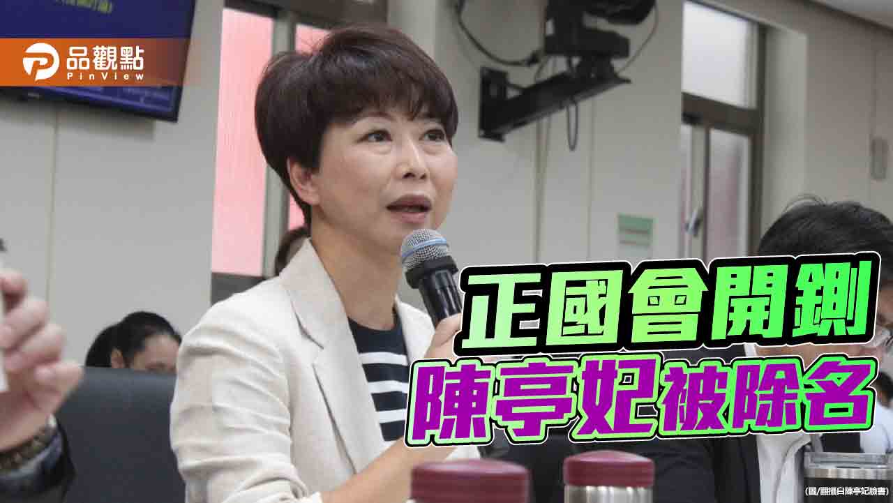 陳亭妃堅定參選中常委!違反派系重大決議 遭正國會除名 - 台北郵報 | The Taipei Post 陳亭妃堅定參選中常委!違反派系重大決議 遭正國會除名