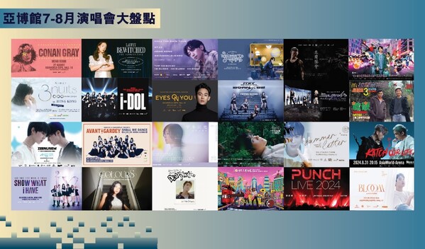 亞博館暑假每兩日一場演唱會帶動經濟-全年超過120場音樂盛會-火力全開招徠逾100萬旅客