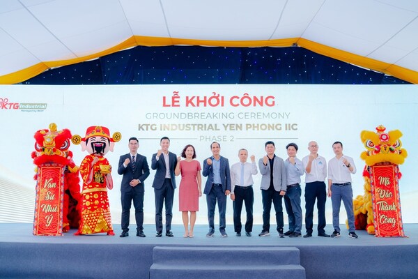 北寧工業繁榮：ktg-industrial在yen-phong-iic的新階段破土動工