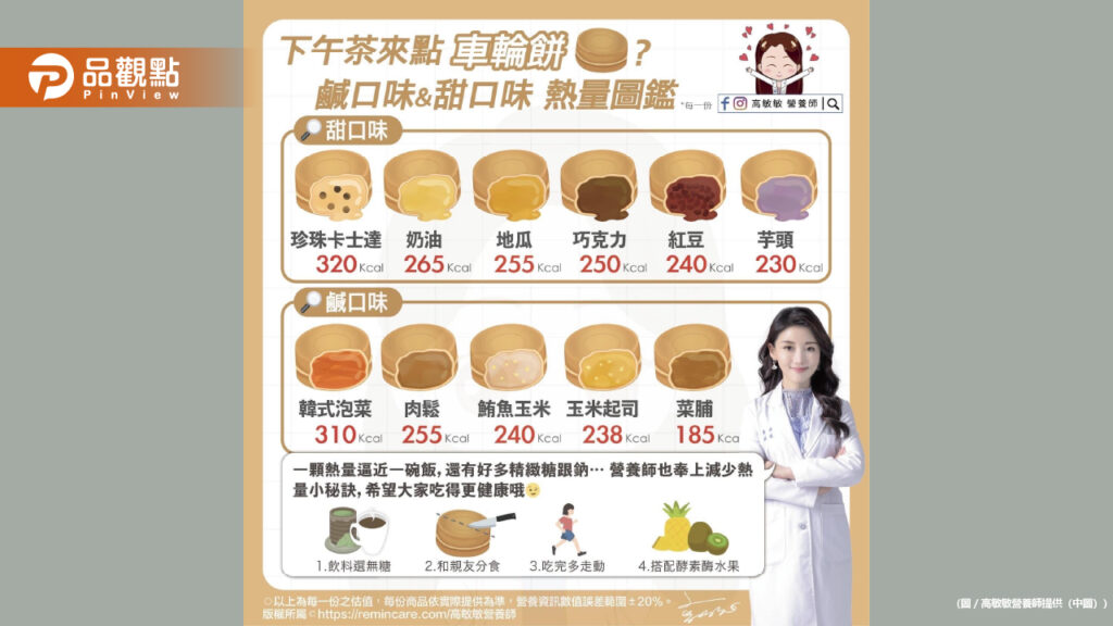 現在車輪餅的口味越來越多種