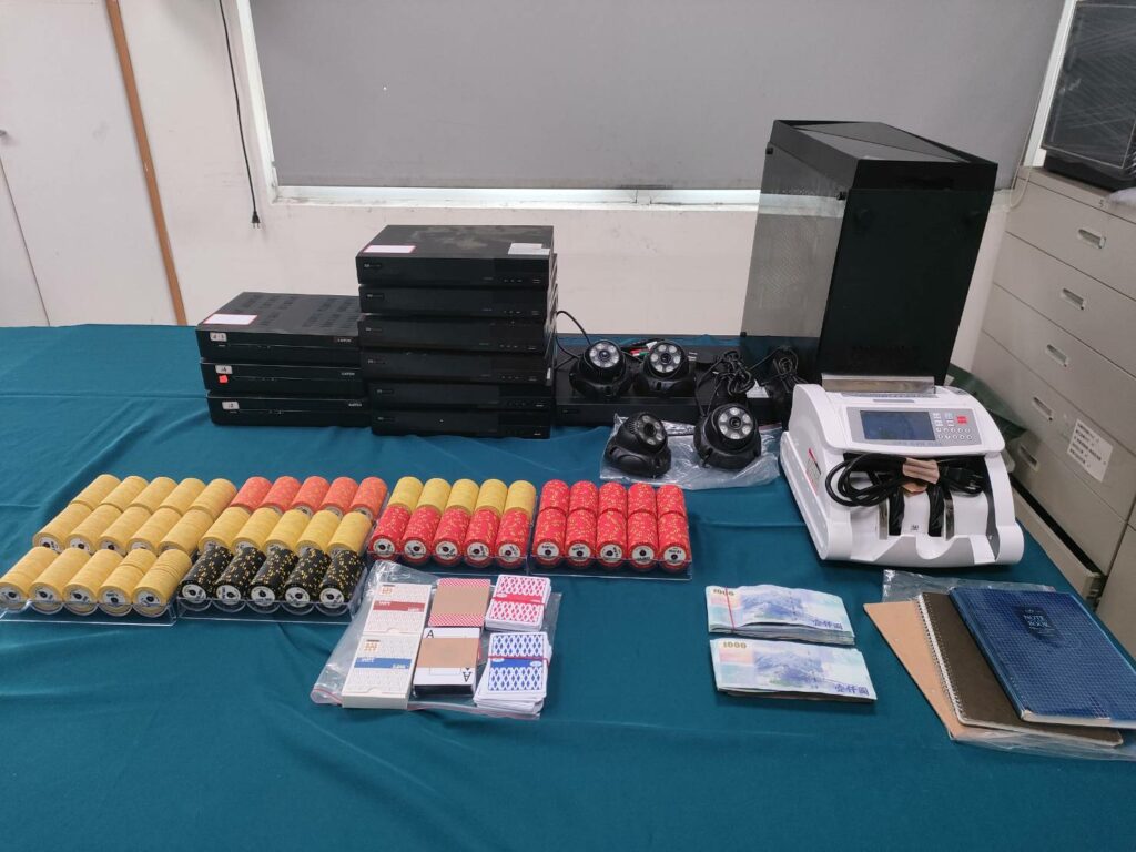 德州撲克協會積分賽高獎金攬客-桃警夜襲逮75人