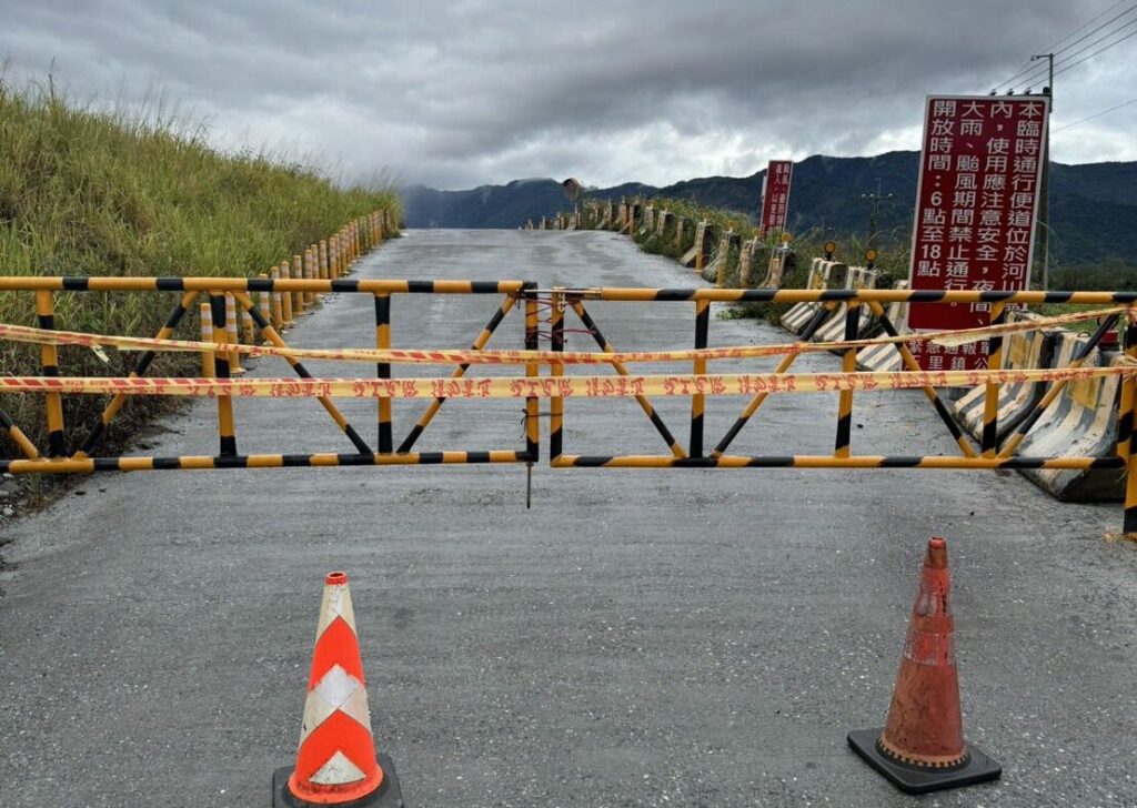 因應凱米颱風-玉里高寮便道等處預防性封閉-鎮長龔文俊並籲請民眾儲水儲糧