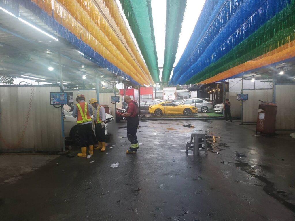 八德男颱風天自助洗車突昏倒-送醫搶救不治