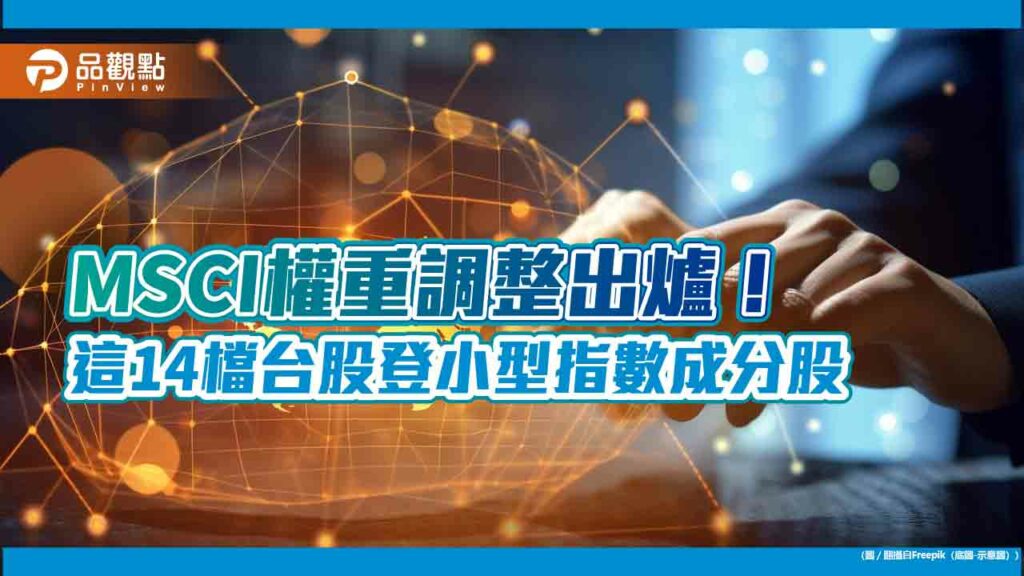 台股msci權重2降1平！一表掌握　成分股剔除台塑化