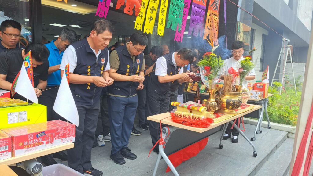 蘆竹警舉辦中元普渡-祈求社區治安良好、居民平安