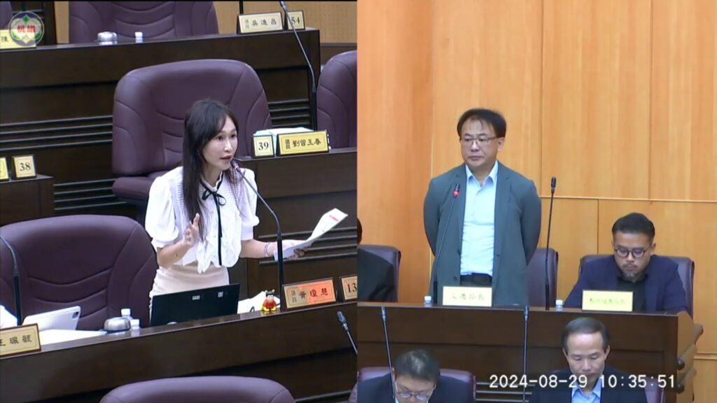 綠鋪人行道違停亂象多-黃瓊慧建議桃市府廣設護欄