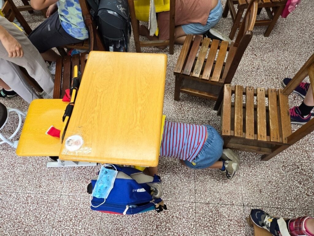 桃消內壢分隊前進校園-傳授特殊生地震應變3要訣