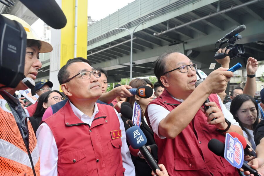 山陀兒來勢洶洶　侯友宜視察環狀線防颱整備、守護市民安全