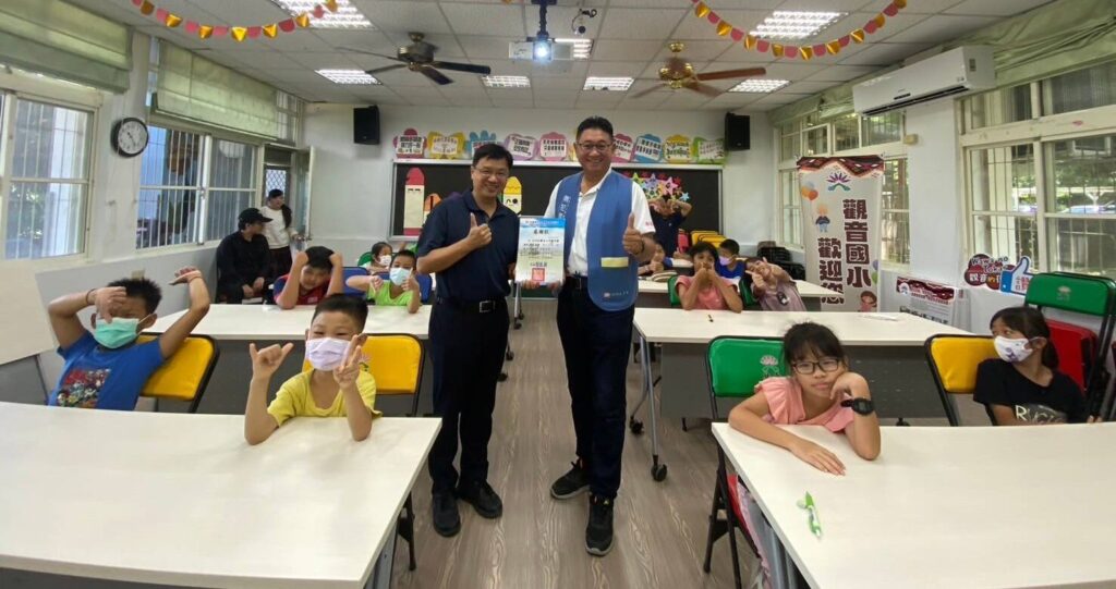 反毒教育扎根校園-巡迴列車駛進觀音國小