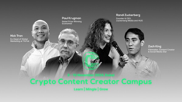 首屆crypto-content-creator-campus活動揭曉星光熠熠的演講嘉賓陣容