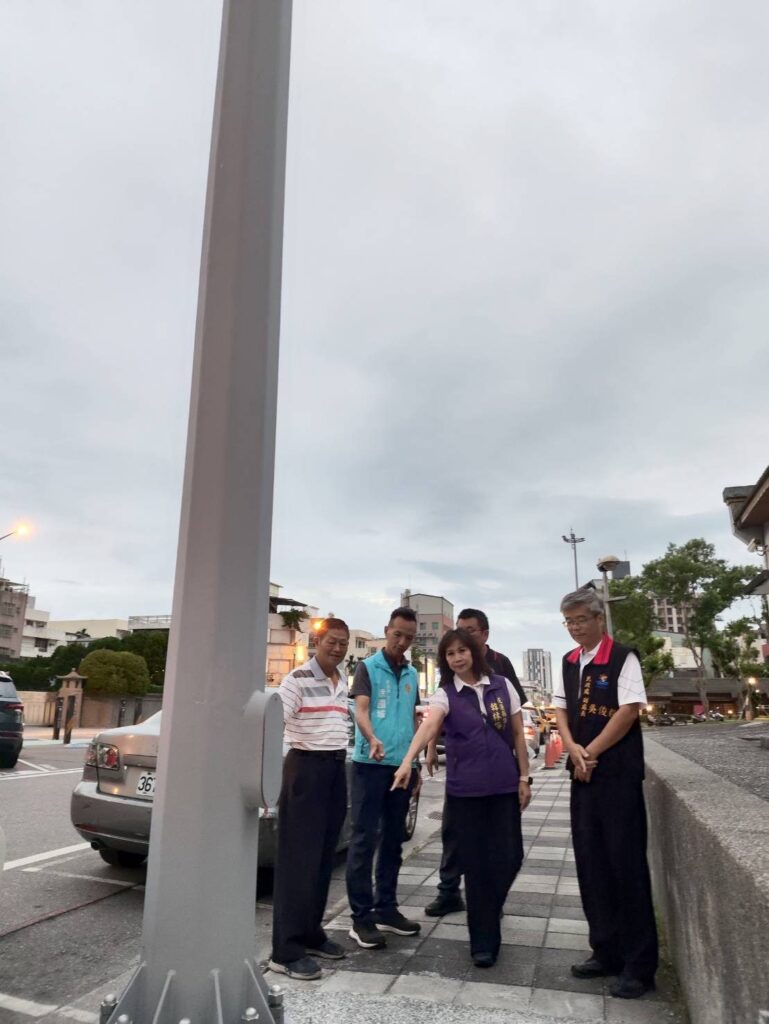 花蓮市自由街照明設施完工-縣議員韓林梅熱心爭取促成