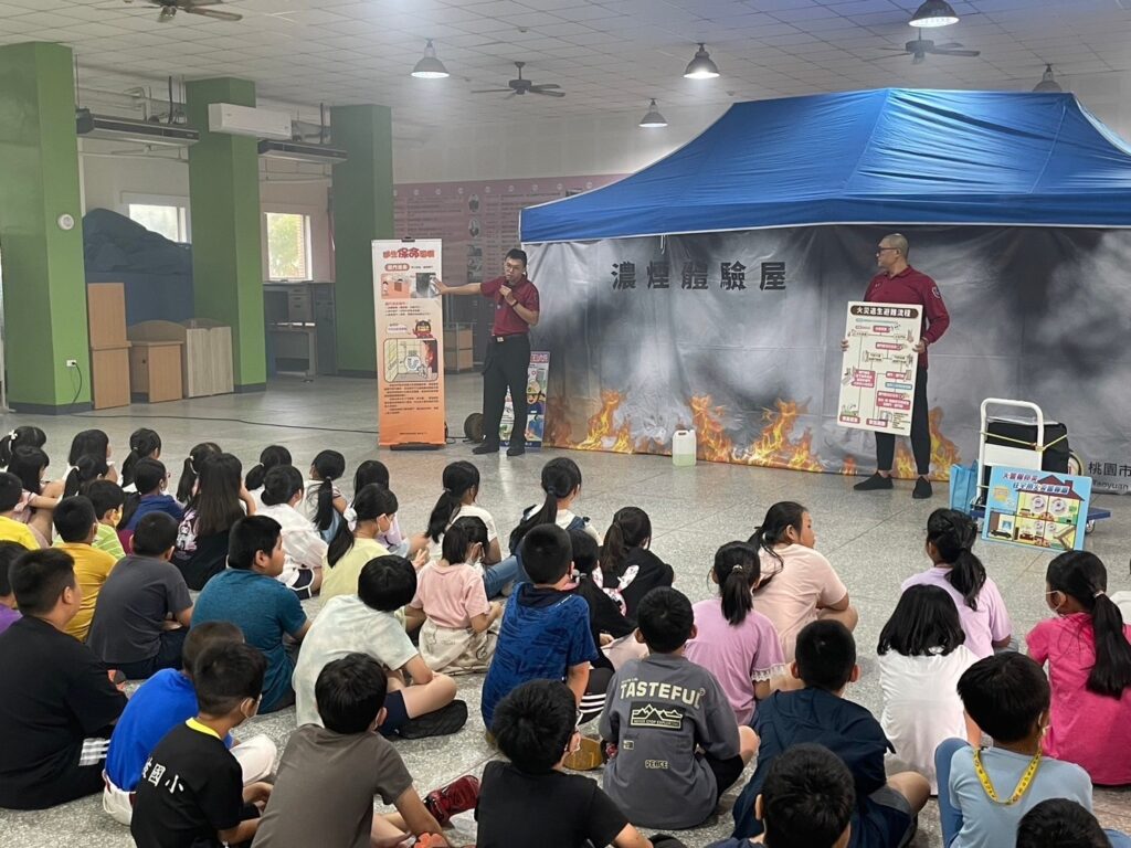 新坡消防分隊推廣防災知識進校園-4大體驗主題加強學子印象