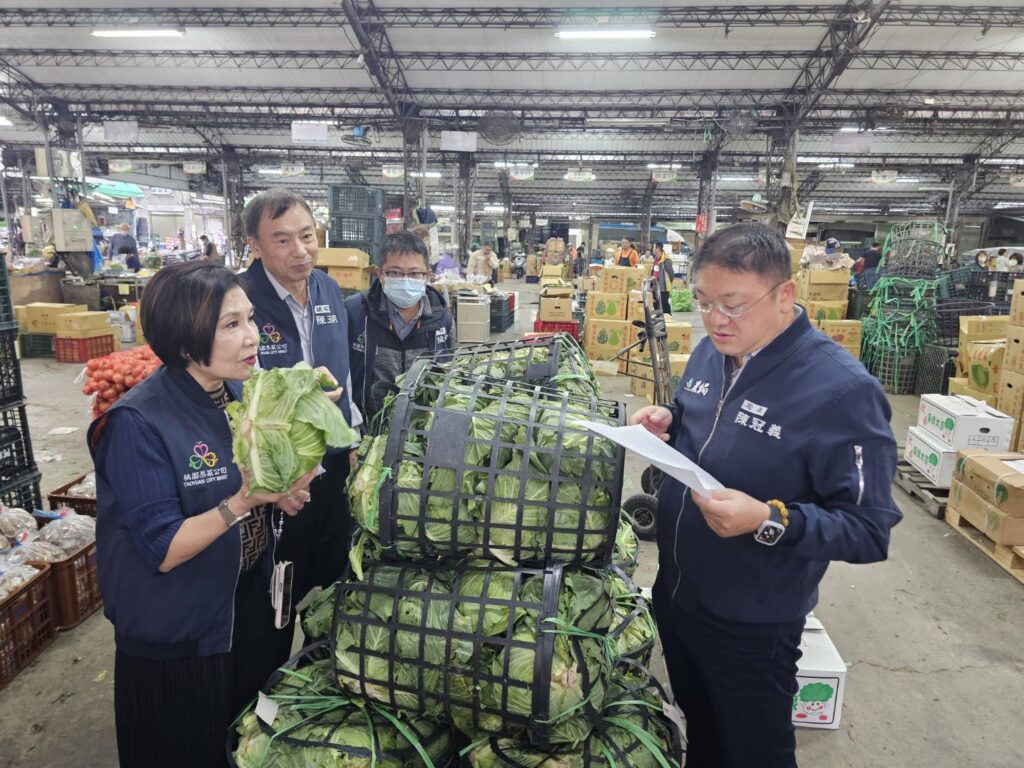 康芮颱風來襲！桃園農業局監控批發市場供應狀況-平均菜價微幅上漲