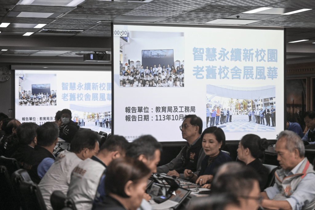 老校舍重現新風貌-張善政推動智慧永續校園-提升學習環境品質