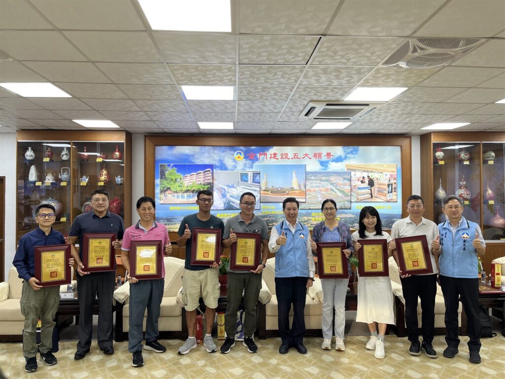 金門獲選8家金質好客民宿-陳福海縣長感謝業者用心幫助行銷金門