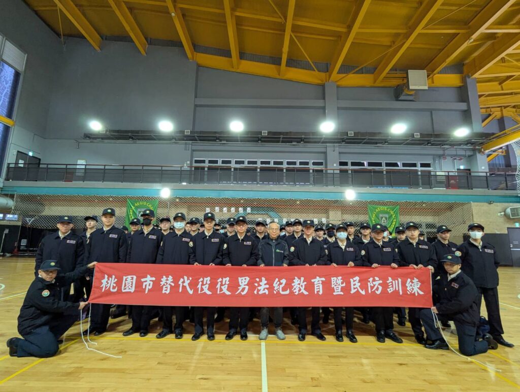 桃園民政局替代役訓練結合攀岩-強化全民防衛整體韌性