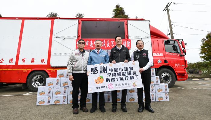 連續17年送暖不間斷-李曉鐘捐1.2萬斤柳丁助弱勢