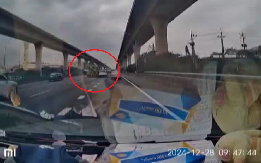 【有片】水泥車國1惡劣逼車畫面曝-國道警將開罰