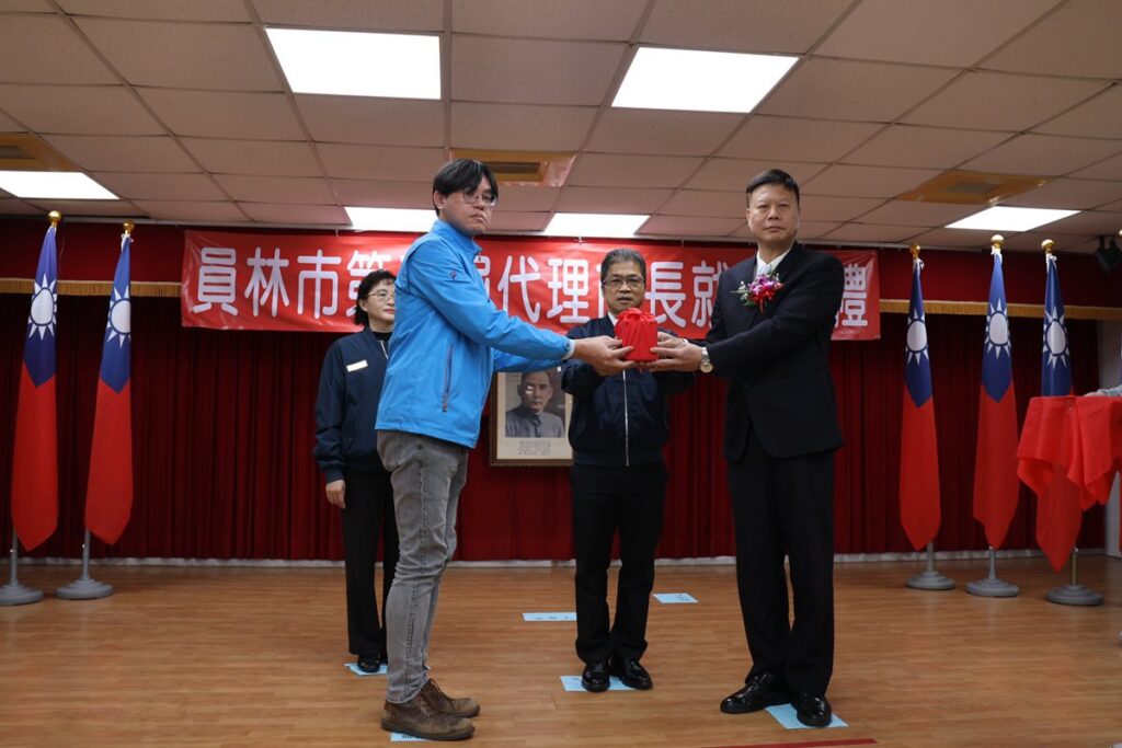 員林市代理市長賴致富宣誓就職-未來持續推動市政建設與發展
