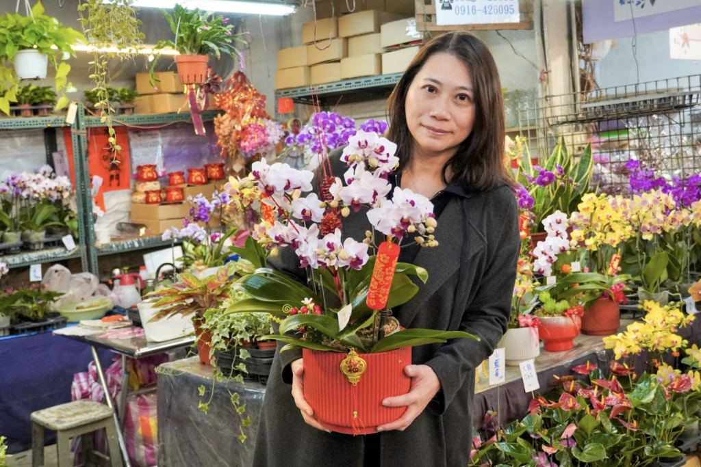 春節團圓添花香-板橋花市延長營業迎接新年氣息