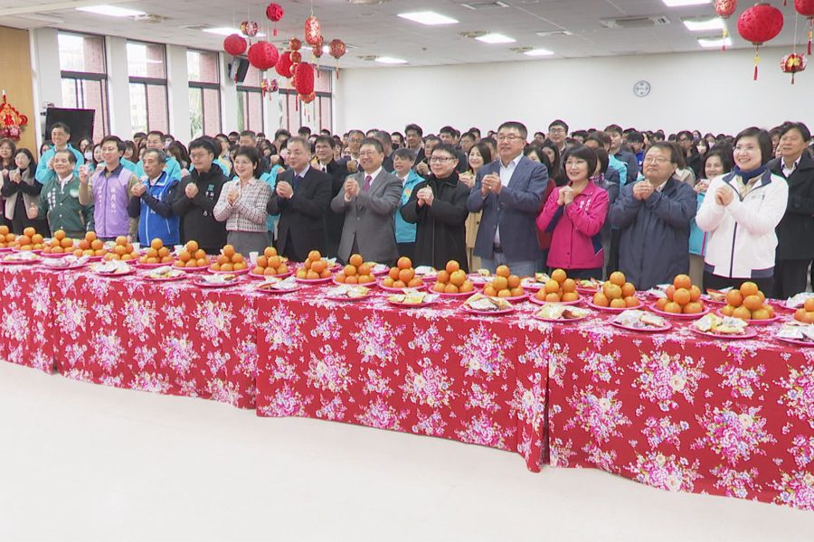 上班日新春團拜-楊文科：工程如期如質完工