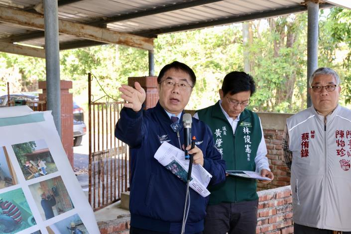 0121震災重建各界善心不斷-黃偉哲視察災後重建進度感謝公私協力助災民